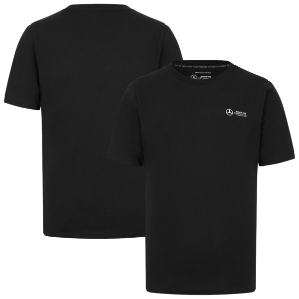 Mercedes AMG Petronas F1 Small Logo T-Shirt - Black