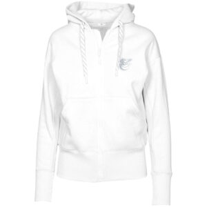 Women's Levelwear  White Baltimore Orioles  Gardinia Core Full-Zip Hoodie