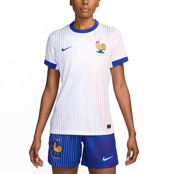 Women's Nike  White France National Team 2024 Away Replica Blank Jersey - Image 11