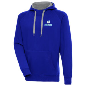 Men's Antigua Blue UC Riverside Highlanders Victory Pullover Hoodie
