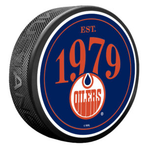 Edmonton Oilers Founding Year Puck
