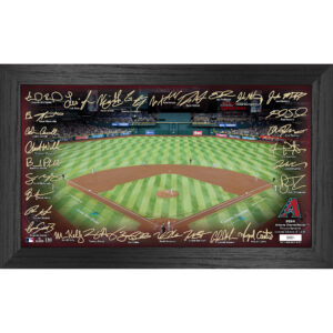 Highland Mint Arizona Diamondbacks Framed 12" x 20" 2024 Signature Field Photograph - Facsimile Signatures - Limited Edition of 5,000