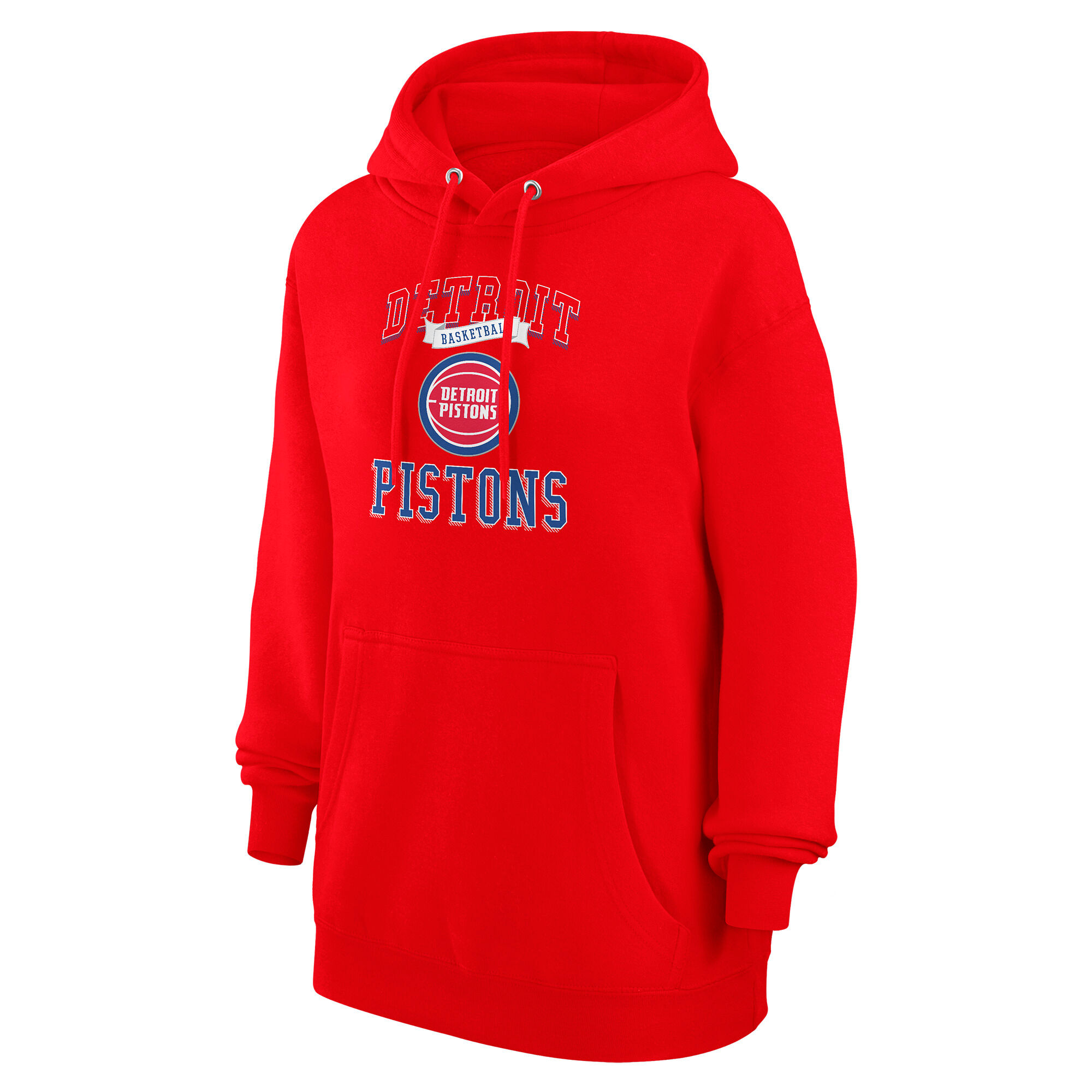 Women's G-III 4Her by Carl Banks Red Detroit Pistons Graphic Fleece Pullover Hoodie - Image 6