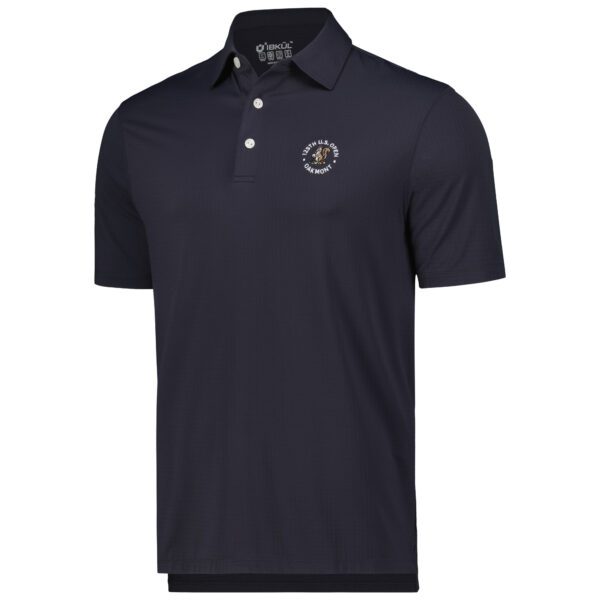 Men's 2025 U.S. Open IBKUL Charcoal Icefil Polo - Image 3