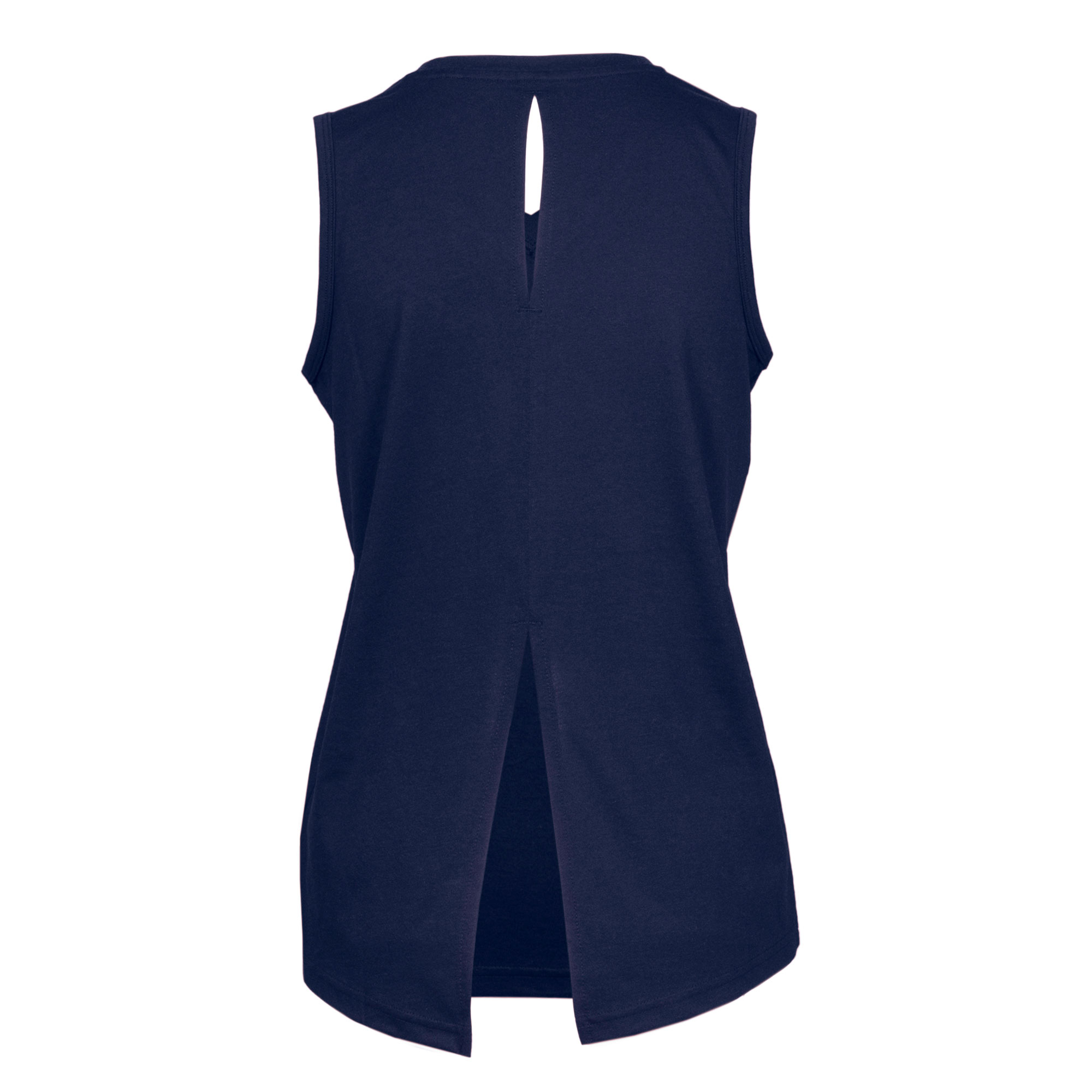 Women's Levelwear Navy Atlanta Braves Paisley Independence Aviation Tank Top - Image 4