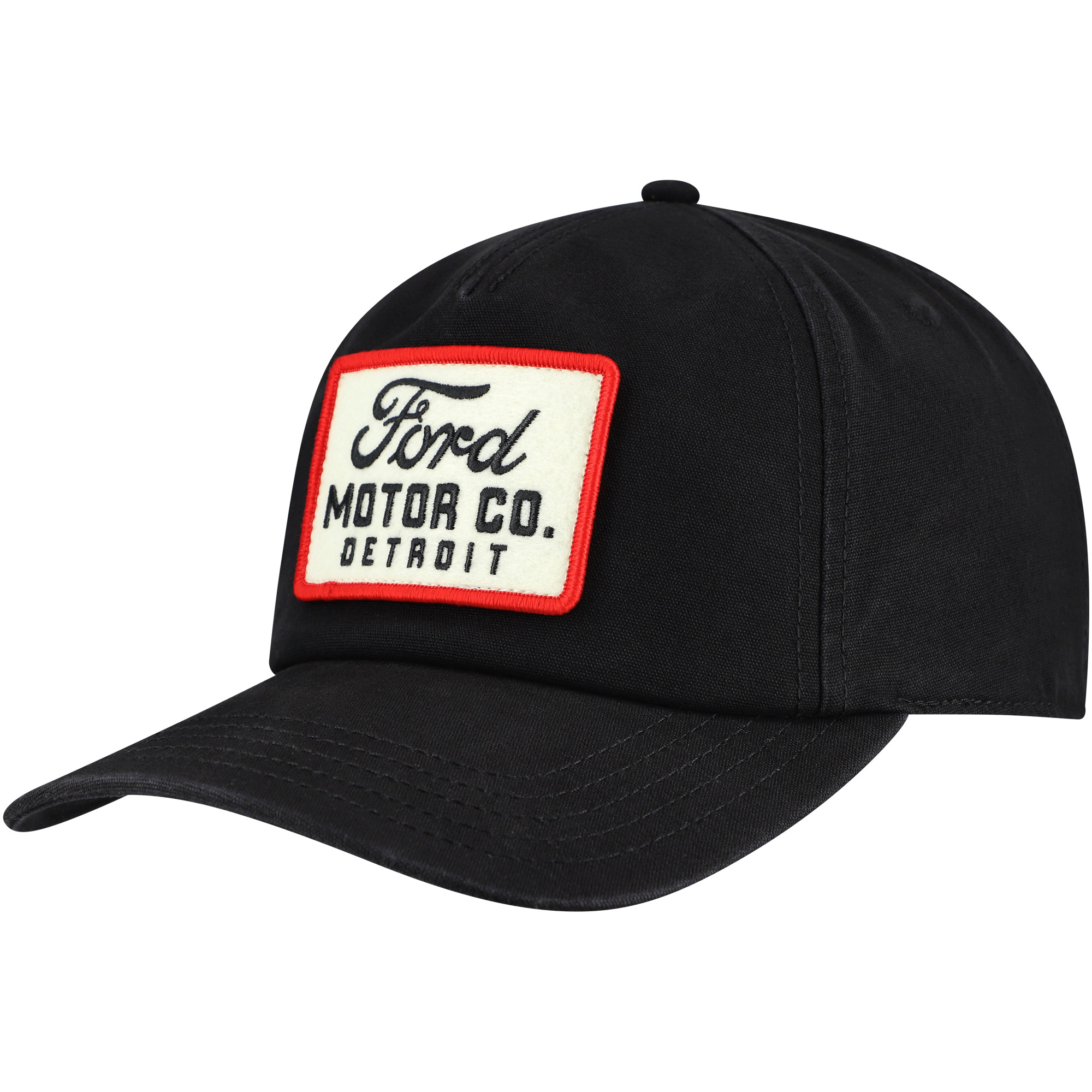Men's American Needle Black Ford Canvas Roscoe Adjustable Hat