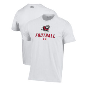 Men's Under Armour White Gardner-Webb Bulldogs Football Performance T-Shirt