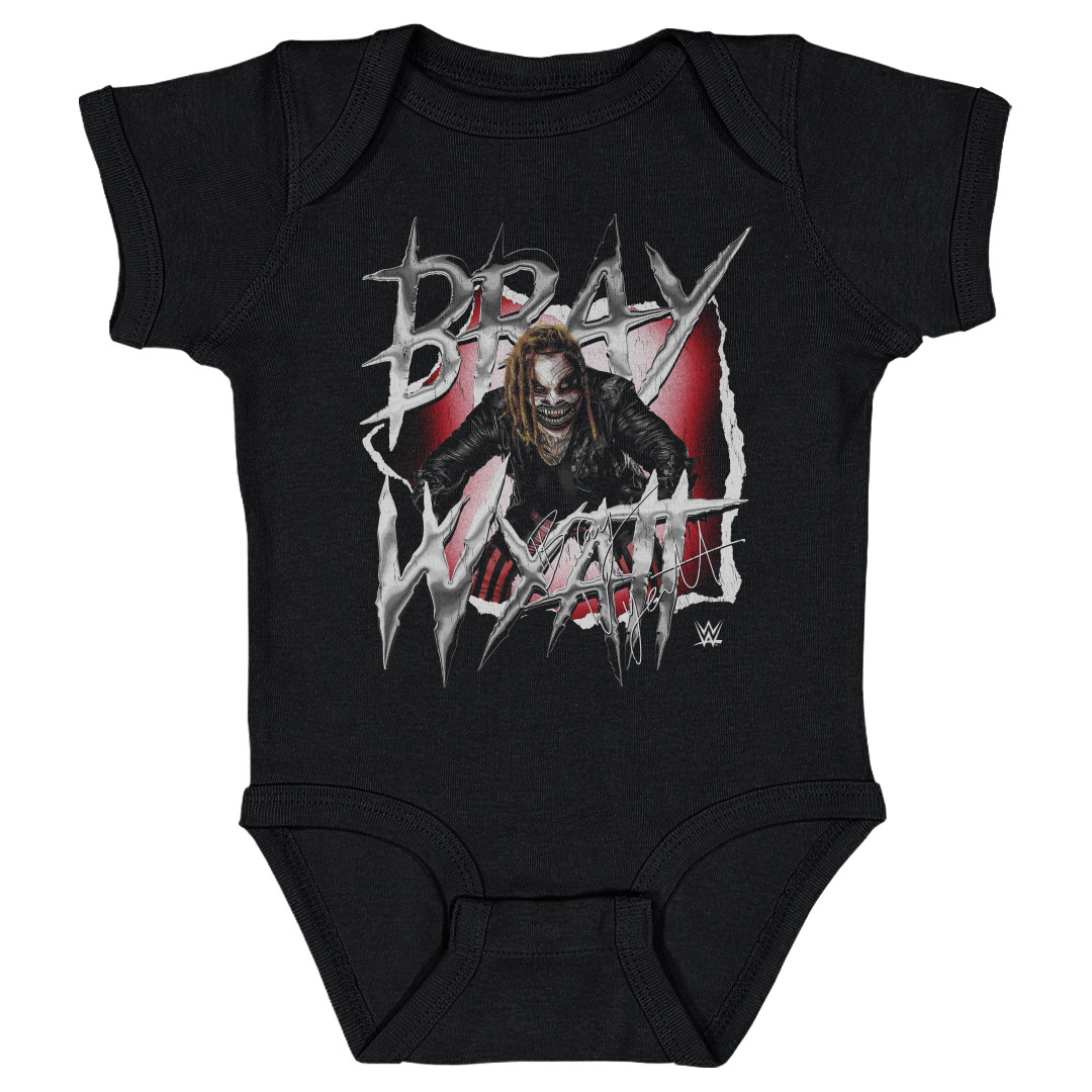 Infant 500 Level Black Bray Wyatt Metallic Bodysuit