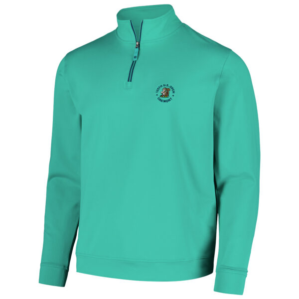 Men's 2025 U.S. Open FootJoy Green Approach ProDry Quarter-Zip Sweatshirt - Image 3