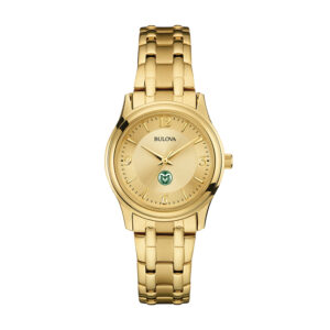 Women's Bulova Colorado State Rams Gold-Tone Watch