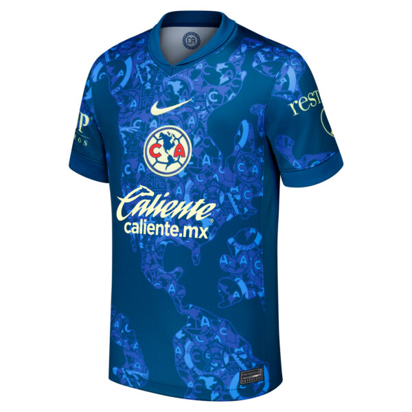 Men's Nike Álvaro Fidalgo Blue Club America 2024/25 Away Replica Player Jersey - Image 6