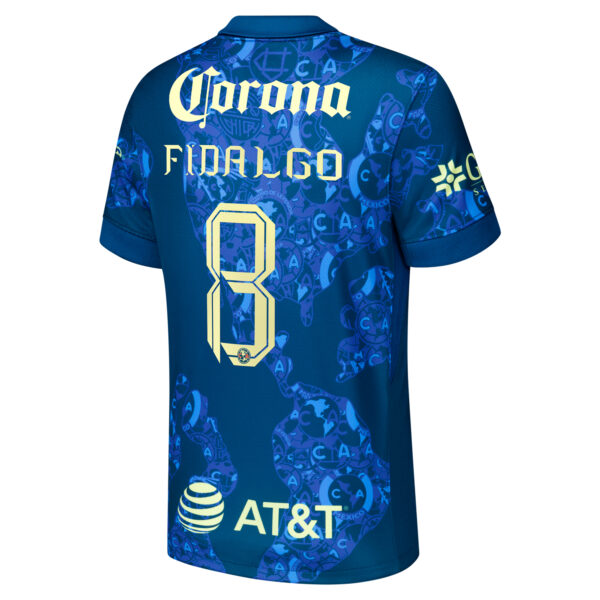 Men's Nike Álvaro Fidalgo Blue Club America 2024/25 Away Replica Player Jersey - Image 7