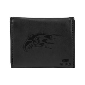 Black Niagara Purple Eagles Personalized Trifold Wallet