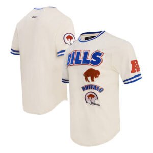 Men's Pro Standard Cream Buffalo Bills Retro Classic T-Shirt