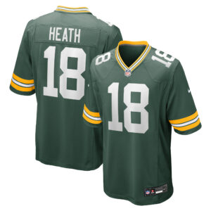 Men's Nike Malik Heath  Green Green Bay Packers  Game Jersey