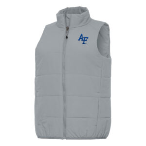 Women's Antigua Gray Air Force Falcons Experience Full-Zip Vest
