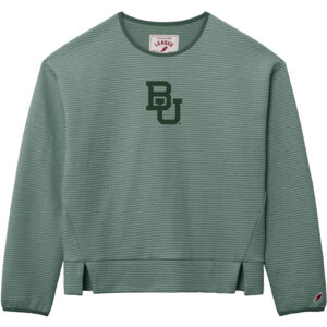Women's League Collegiate Wear  Green Baylor Bears Summit Pullover Sweatshirt