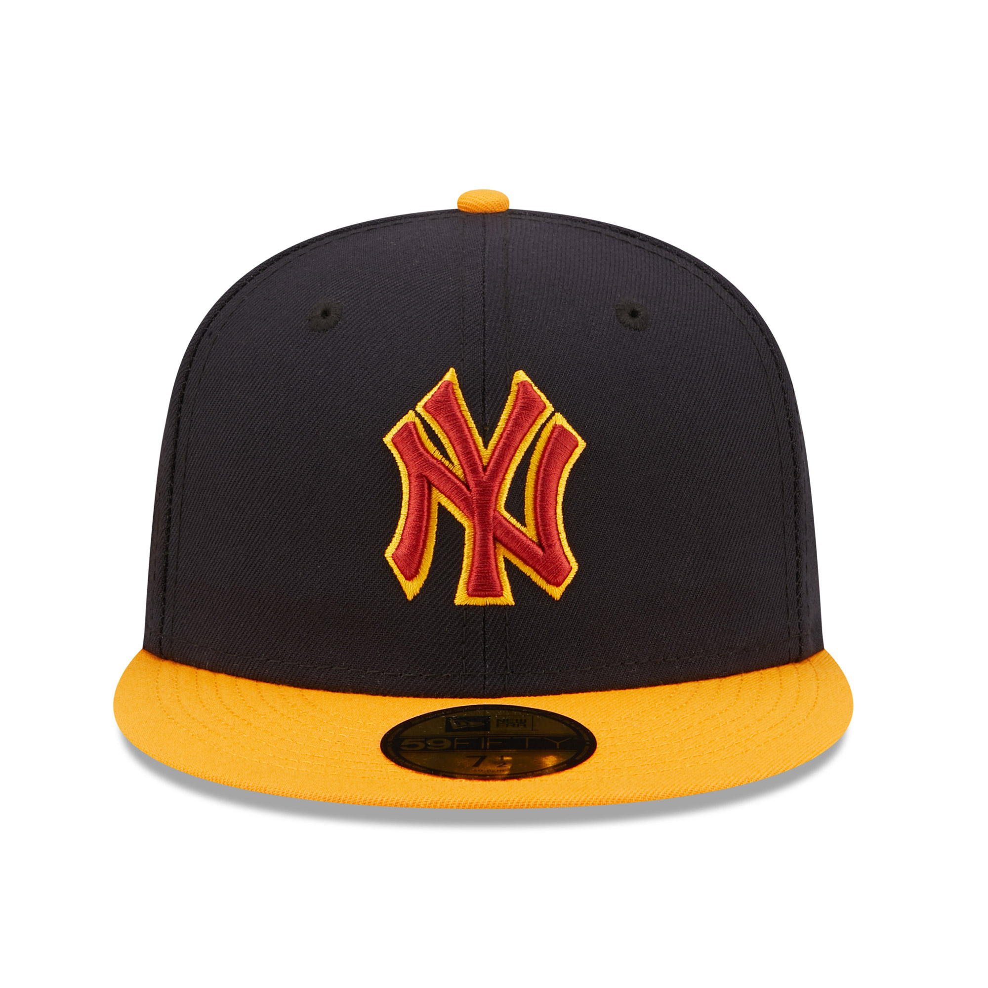 Men's New Era Navy/Gold New York Yankees Primary Logo 59FIFTY Fitted Hat - Image 8