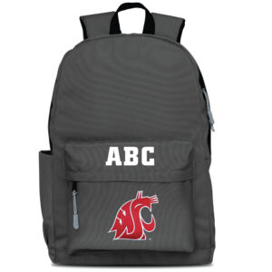 MOJO Gray Washington State Cougars Personalized Campus Laptop Backpack