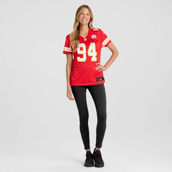 Women's Nike Malik Herring Red Kansas City Chiefs Team Game Player Jersey - Image 9