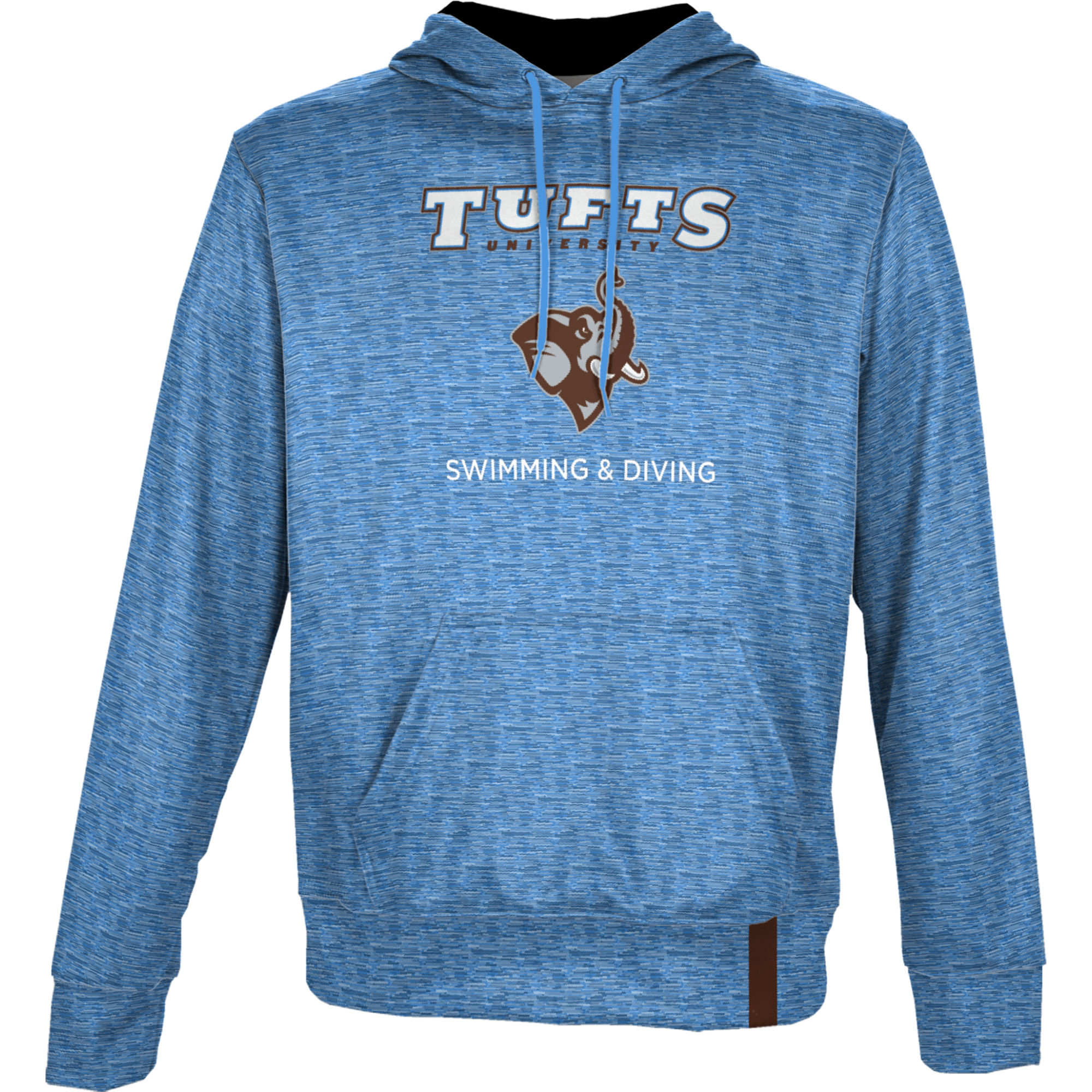Youth ProSphere Blue Tufts University Jumbos Swimming & Diving Pullover Hoodie - Image 3