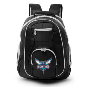 MOJO Black Charlotte Hornets Trim Color Laptop Backpack