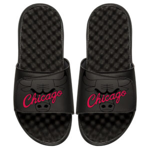 Youth ISlide Black Chicago Bulls Tonal Pop Slide Sandals