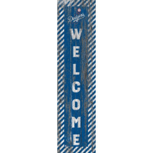 Los Angeles Dodgers 12'' x 48'' Door Leaner Welcome Sign