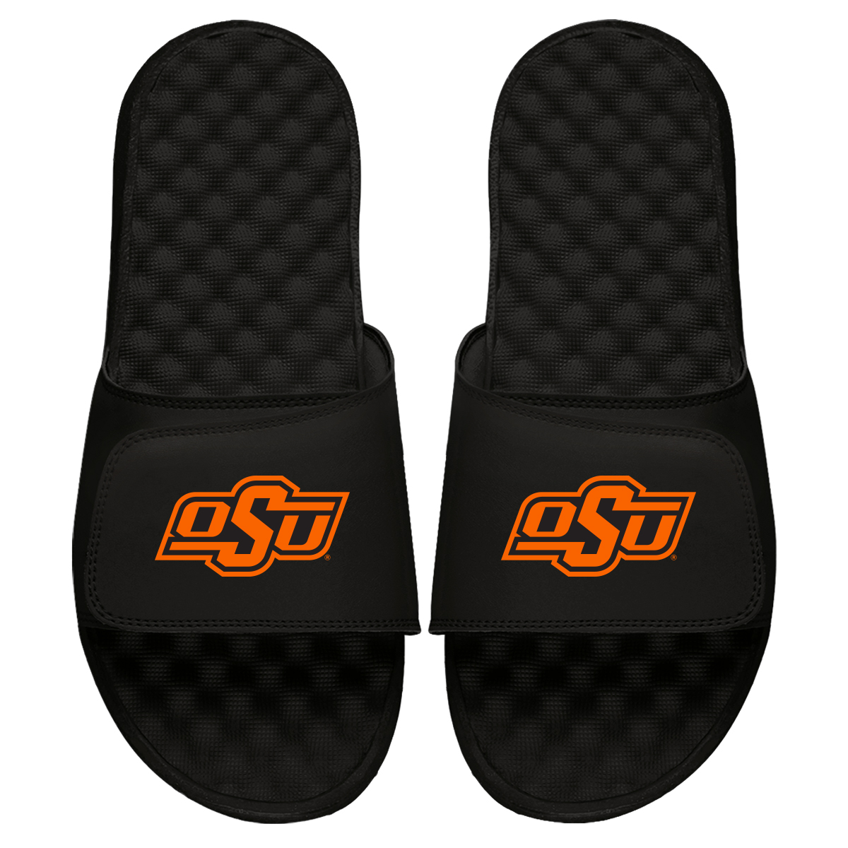Men's ISlide Black Oklahoma State Cowboys Primary Logo Slide Sandals