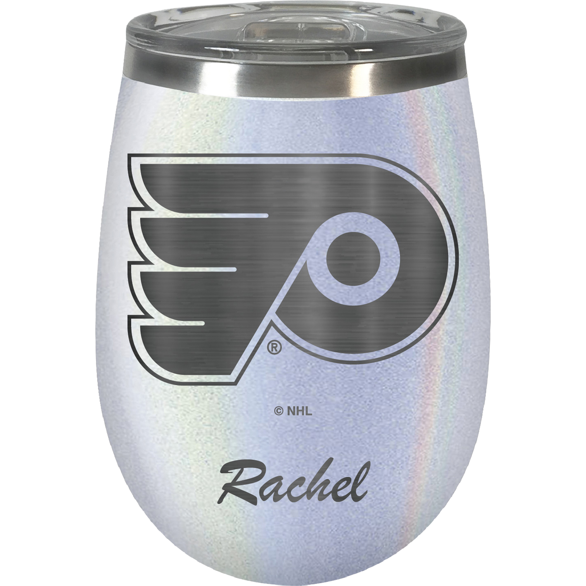 Philadelphia Flyers 12oz. Personalized Opal Wine Tumbler