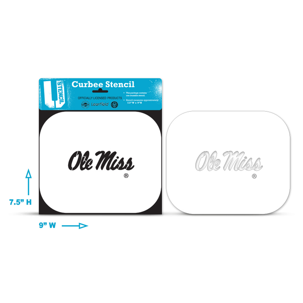 Ole Miss Rebels Curbee Stencil - Image 8