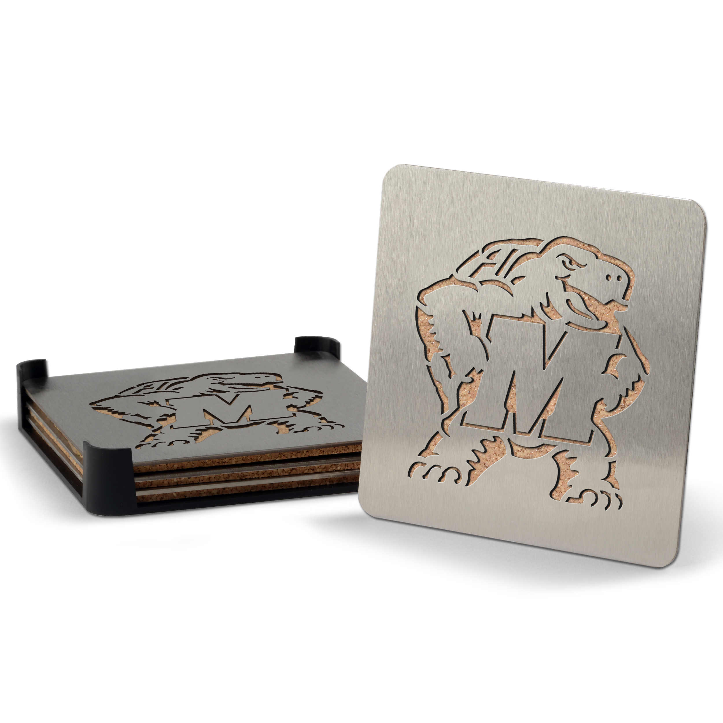 Maryland Terrapins 4-Piece Coaster Set - Image 4