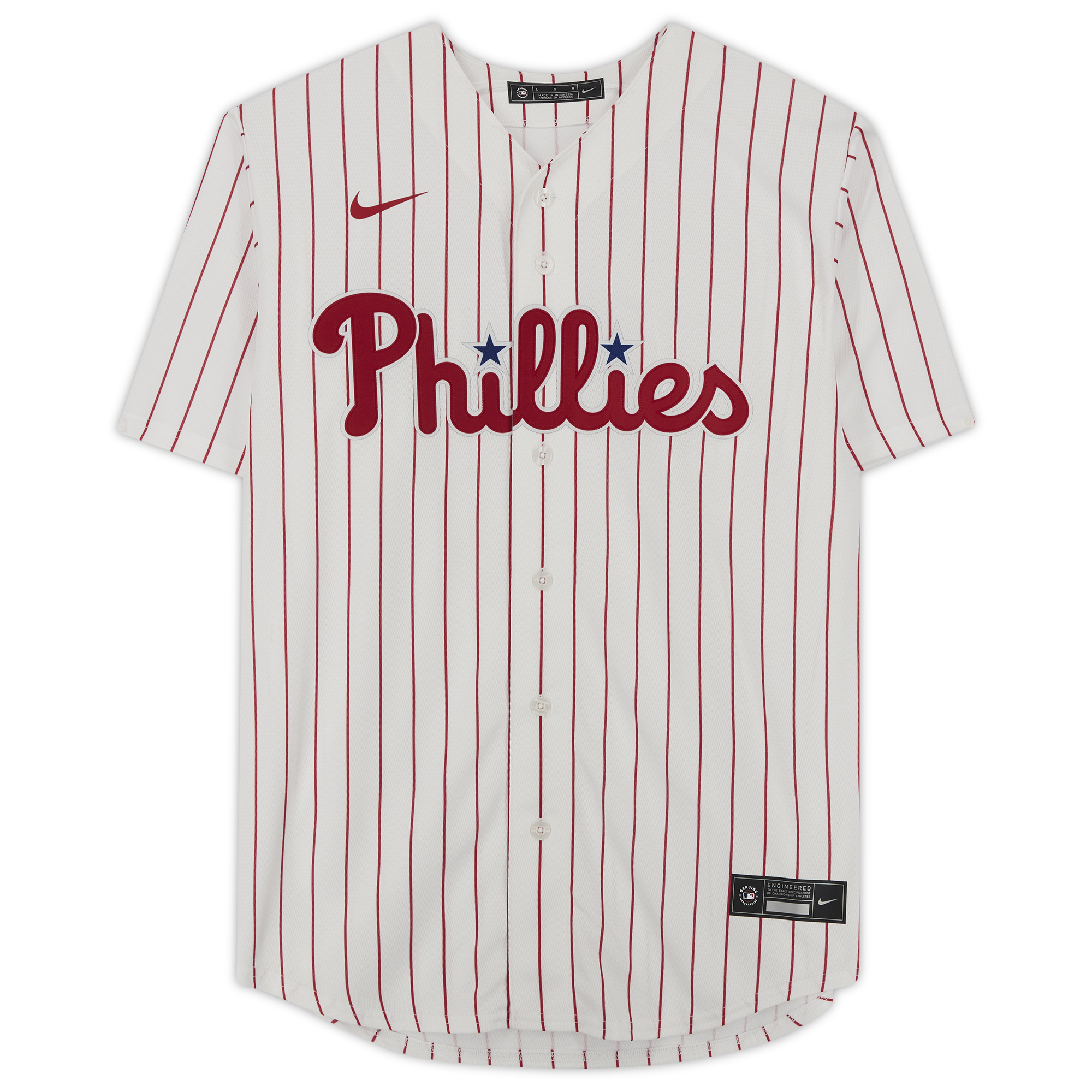 J.T. Realmuto Philadelphia Phillies Autographed White Nike Replica Jersey - Image 7