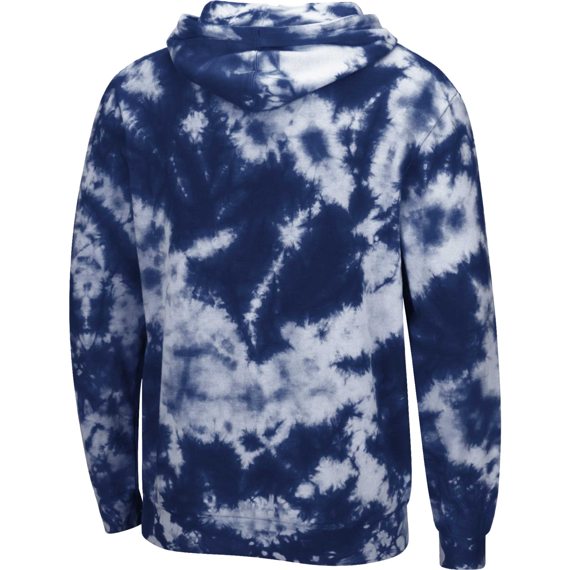 Men's Colosseum Navy Notre Dame Fighting Irish Fanatic Tie-Dye Pullover Hoodie - Image 10