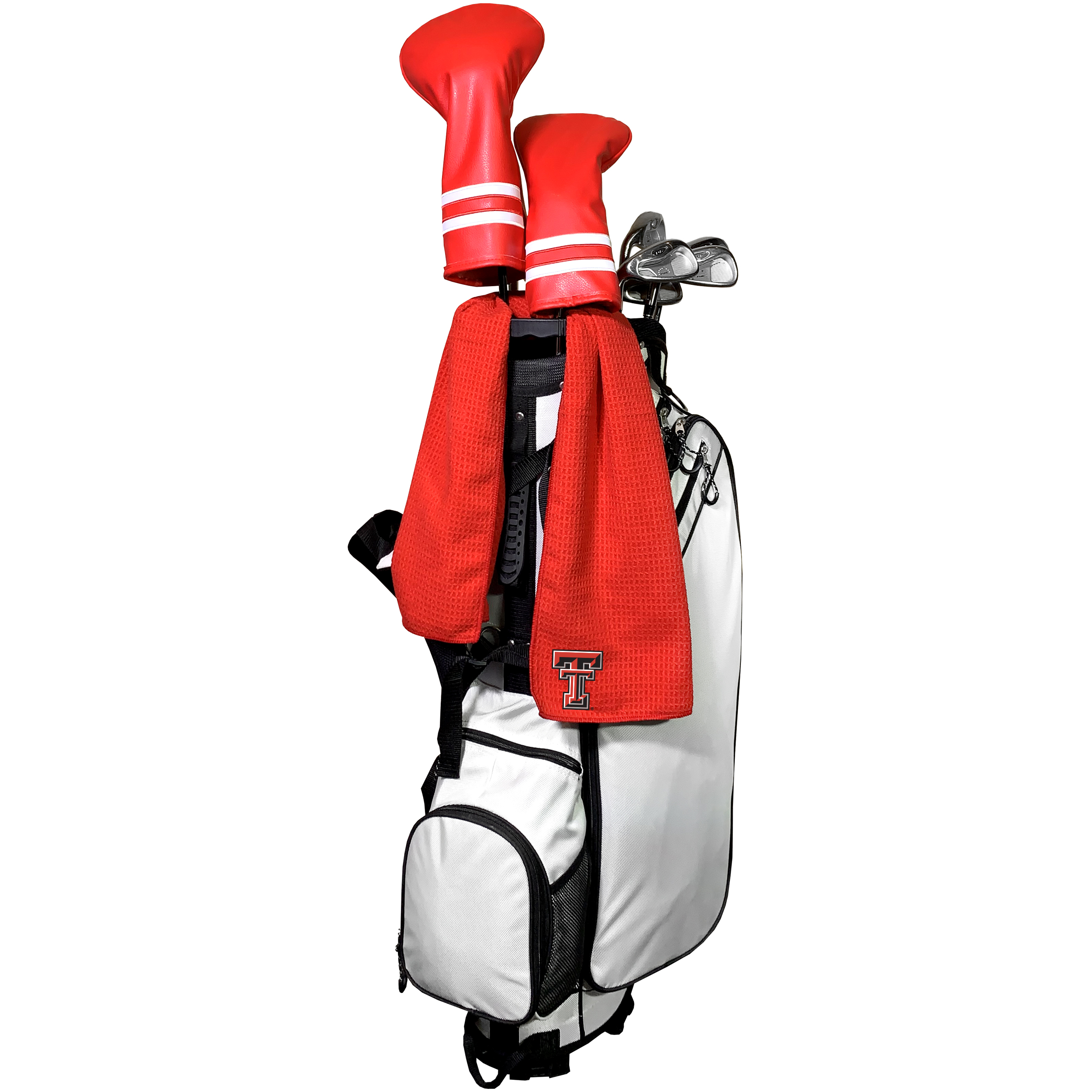 Red Texas Tech Red Raiders 16'' x 40'' Microfiber Golf Towel - Image 3