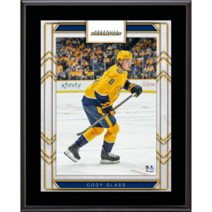 Cody Glass Nashville Predators 10.5" x 13" Sublimated Player Plaque