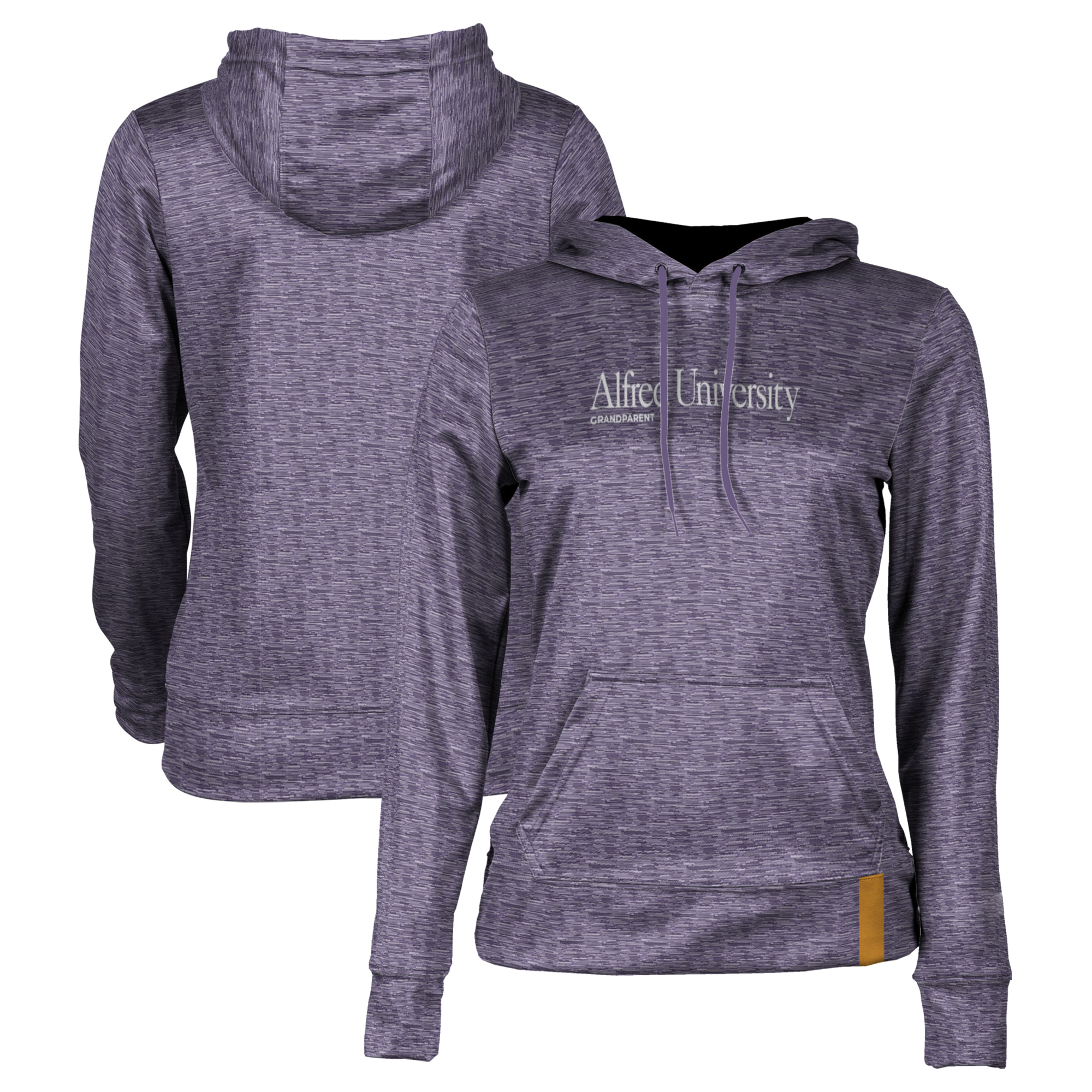 Women's Purple Alfred University Saxons Grandparent Pullover Hoodie