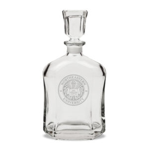 Northeastern Huskies 23.75oz. Crystal Decanter