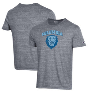 Men's Champion Gray Columbia University Ultimate Tri-Blend T-Shirt