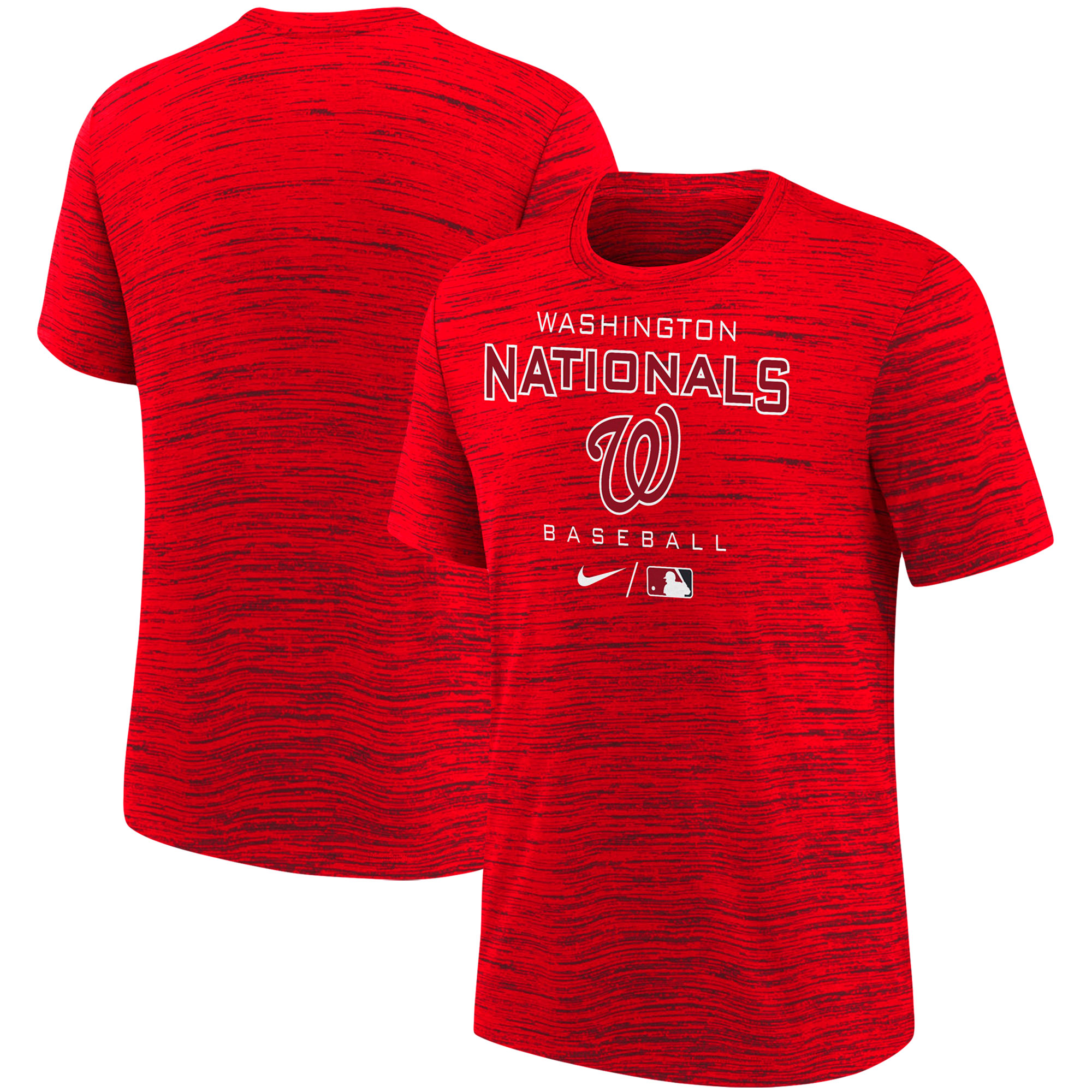 Youth Nike Red Washington Nationals Authentic Collection Practice Velocity Performance T-Shirt