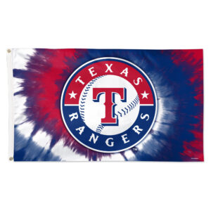 WinCraft Texas Rangers 3' x 5' Tie-Dye Deluxe Single-Sided Flag