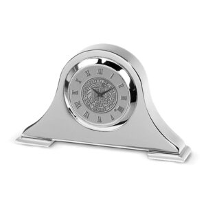 Silver UC Irvine Anteaters Napoleon Desk Clock