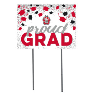 South Dakota Coyotes 18'' x 24'' Grad Yard Sign