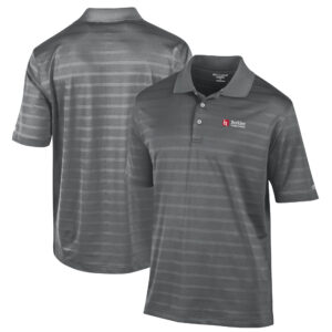 Men's Champion Gray Berklee College of Music Textured Solid Polo