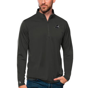 Men's Antigua Charcoal Providence Friars Tribute Quarter-Zip Top