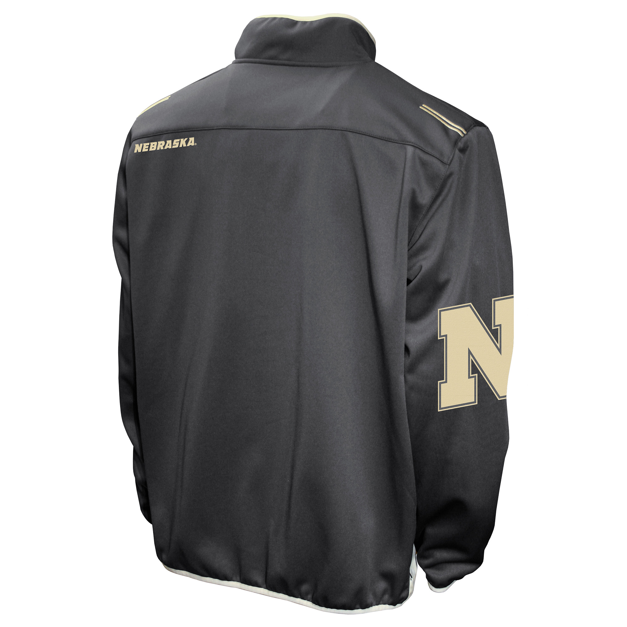 Men's Franchise Club Charcoal Nebraska Huskers Endurance Full-Zip Jacket - Image 4