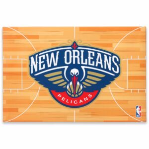 New Orleans Pelicans 15'' x 22'' Court Canvas Wall Art