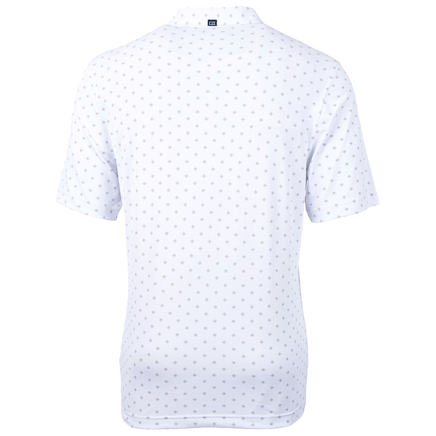 Men's Cutter & Buck White Air Force Falcons Virtue Eco Pique Tile Recycled Polo - Image 4