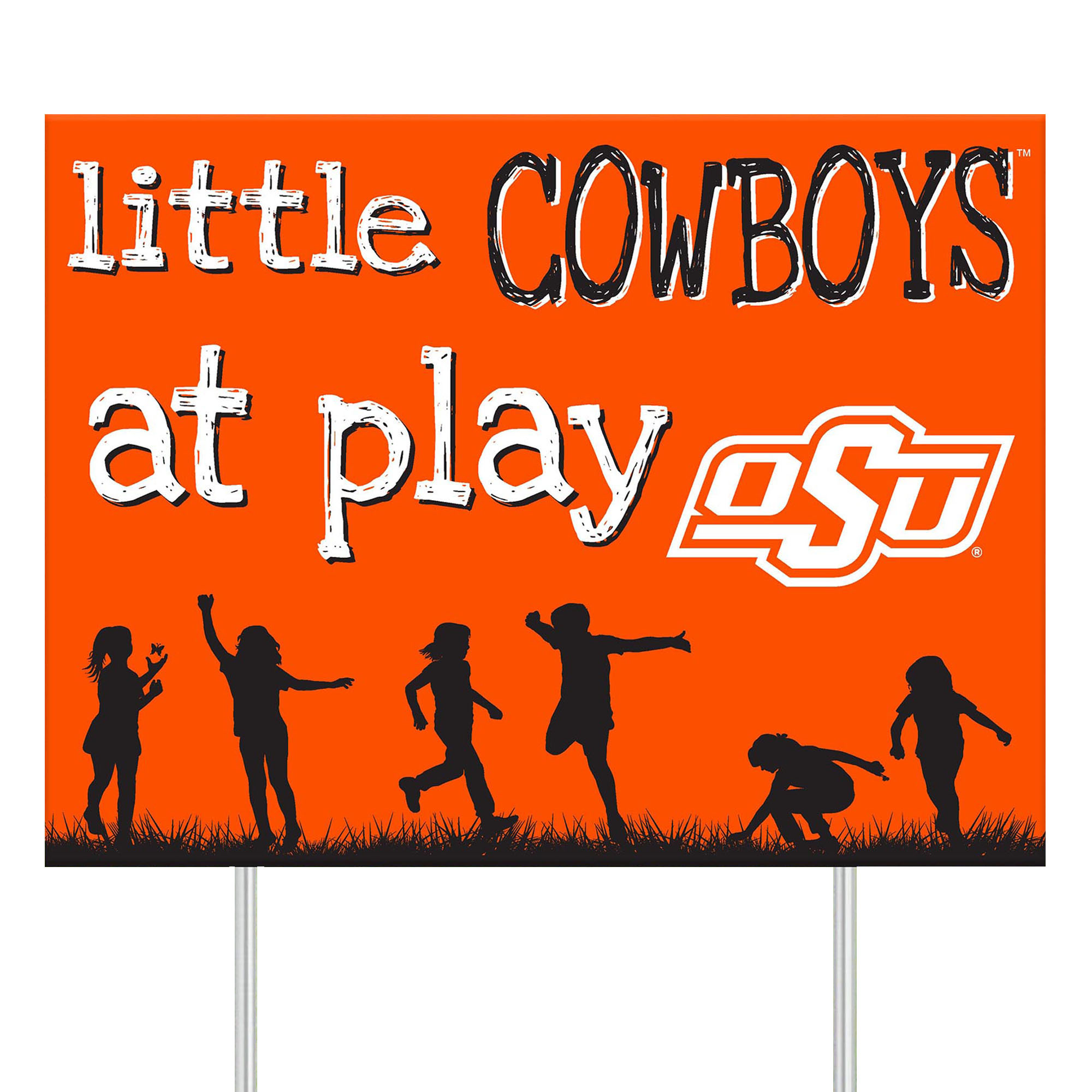 Oklahoma State Cowboys 24" x 18" Little Fans At Play Yard Sign