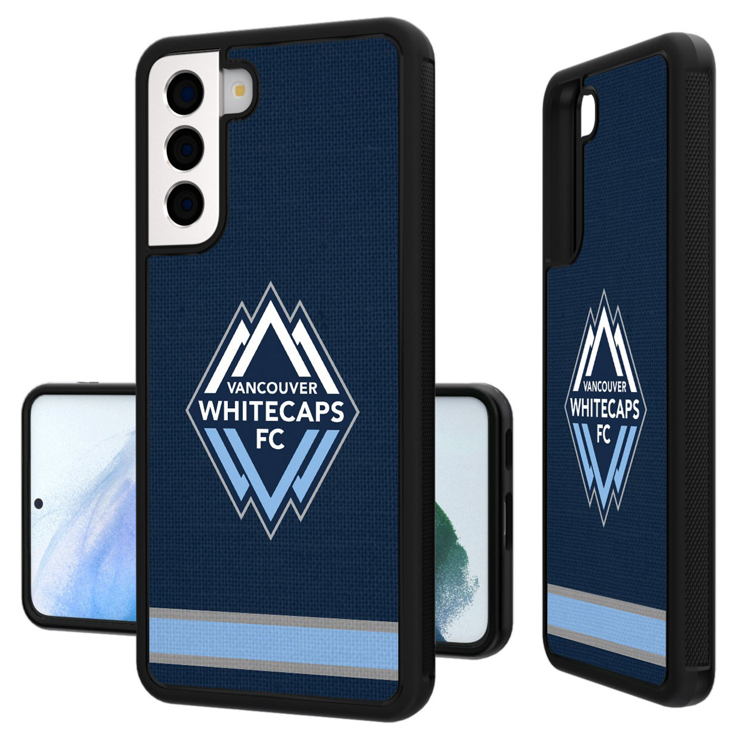 Vancouver Whitecaps FC Galaxy Stripe Design Bump Case